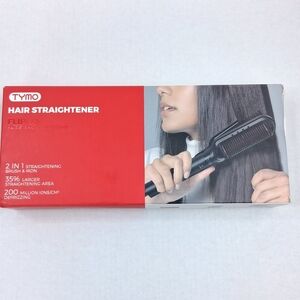 TYMO Flipro 2n1 Straightening Brush and Iron